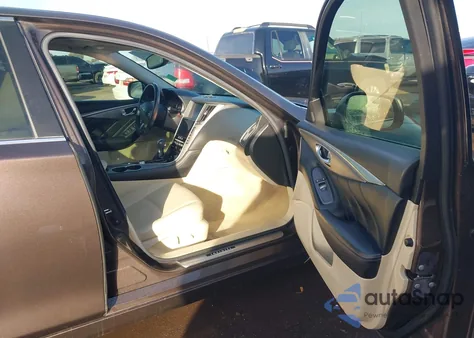 2016 Infiniti Q50 3.0T Premium из США, поврежденный, VIN JN1EV7AP2GM306330